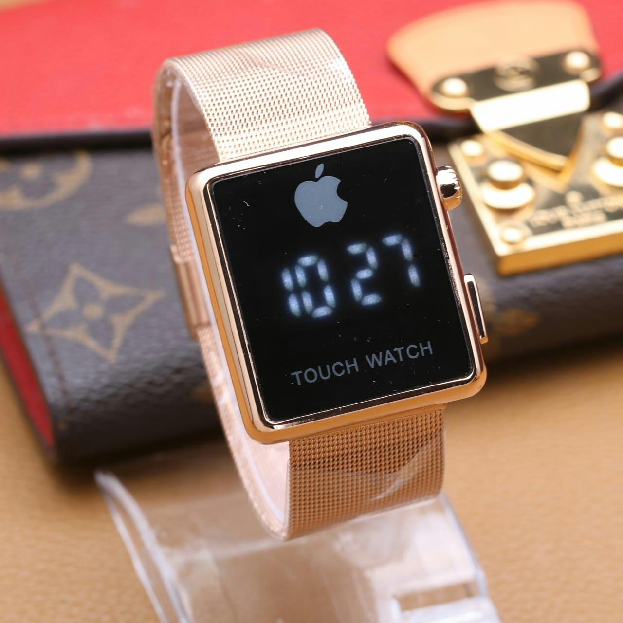 Jam Tangan Iphone Tali Rantai Pasir LED Touch Screen segi empat best seller