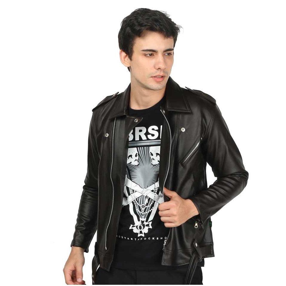 Jaket pria keren/jaket kulit viena/jaket distro bandung/model terbaru ORIGINAL BY CBR SIX