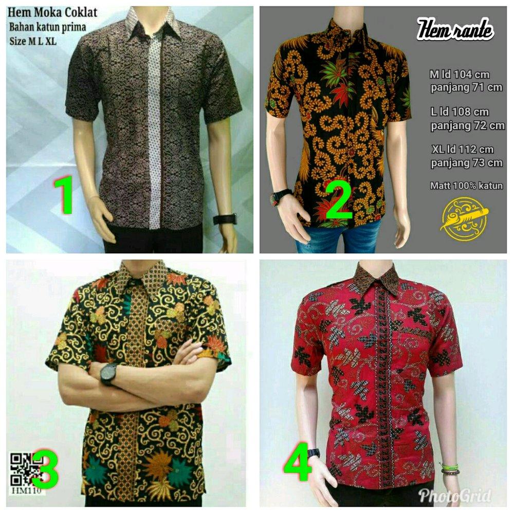 kemeja pria murah - kemeja batik harga grosiran jual eceran di lapak BATIK MURAH JAYA aisyah_isa546
