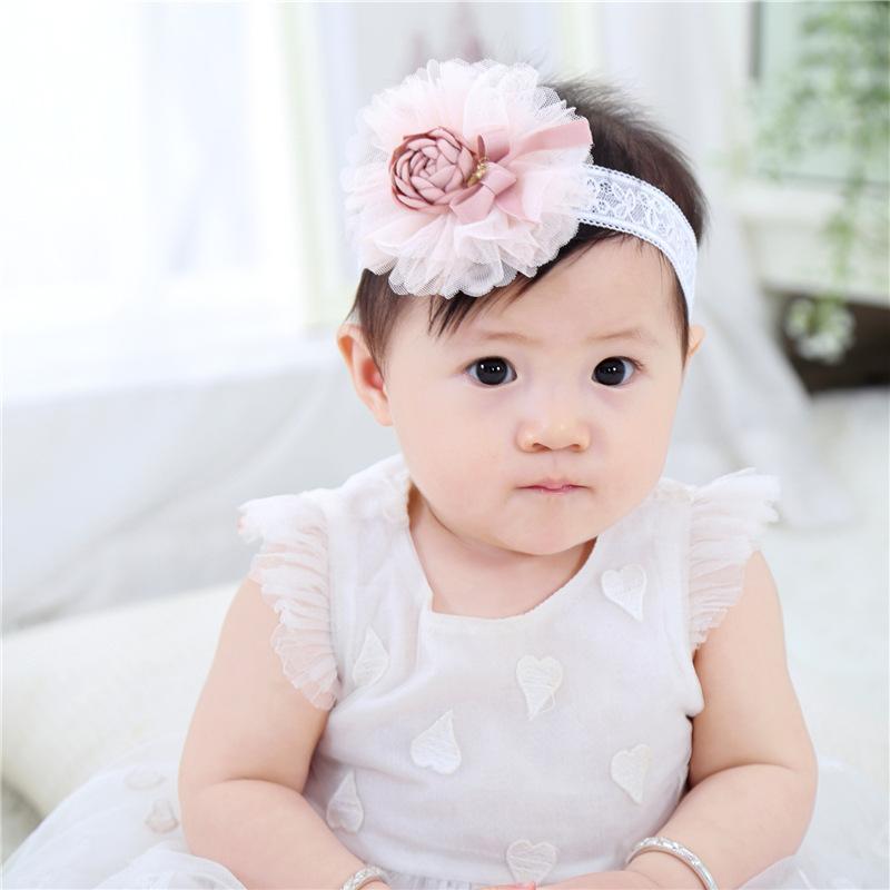 Bandana Bunga / Headband / Aksesoris Rambut / Headwrap / Bandana Bunga Mawar Bayi Anak Perempuan