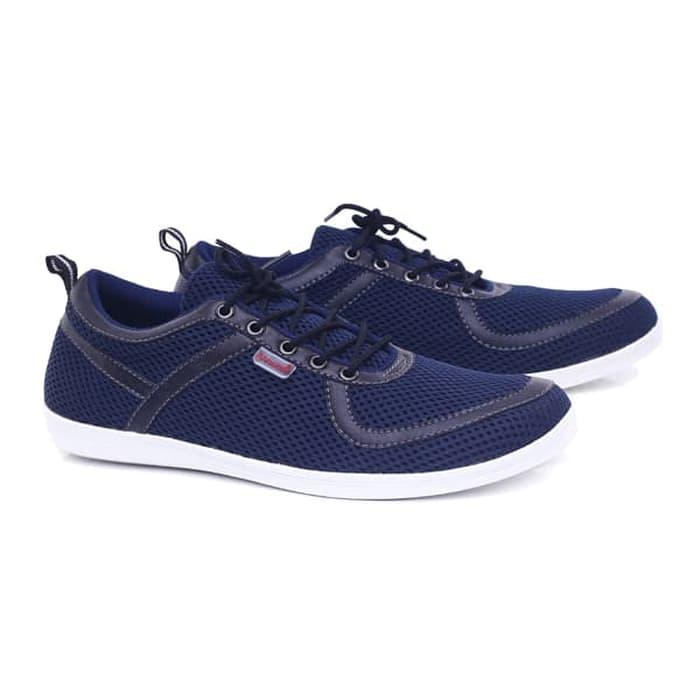 Sepatu pria/sepatu laki-laki Sepatu Casual Kets Sneakers Sepatu Main Nongkrong keluaran terbaru model terbaru harga murah warna biru
