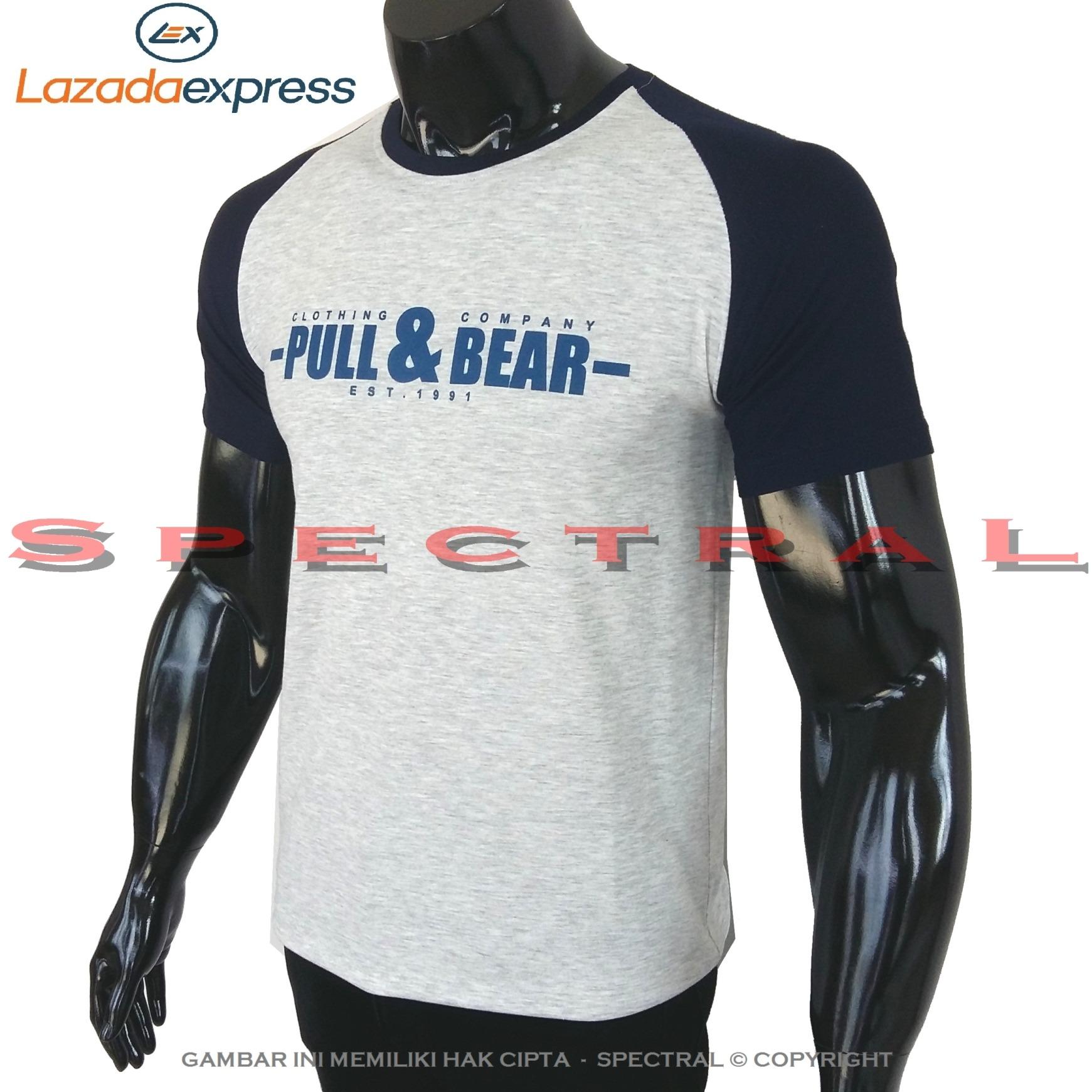 Spectral – RAGLAN PULL & BEAR M Fit To L Soft Rayon Lycra Viscose Kaos Distro Fashion T-Shirt Atasan Baju Pakaian Polos Shirt Pria Wanita Cewe Cowo Lengan Murah Bagus Keren Jaman Kekinian Jakarta Bandung Tumblr Gambar Merek Tulisan Reglan Kombinasi