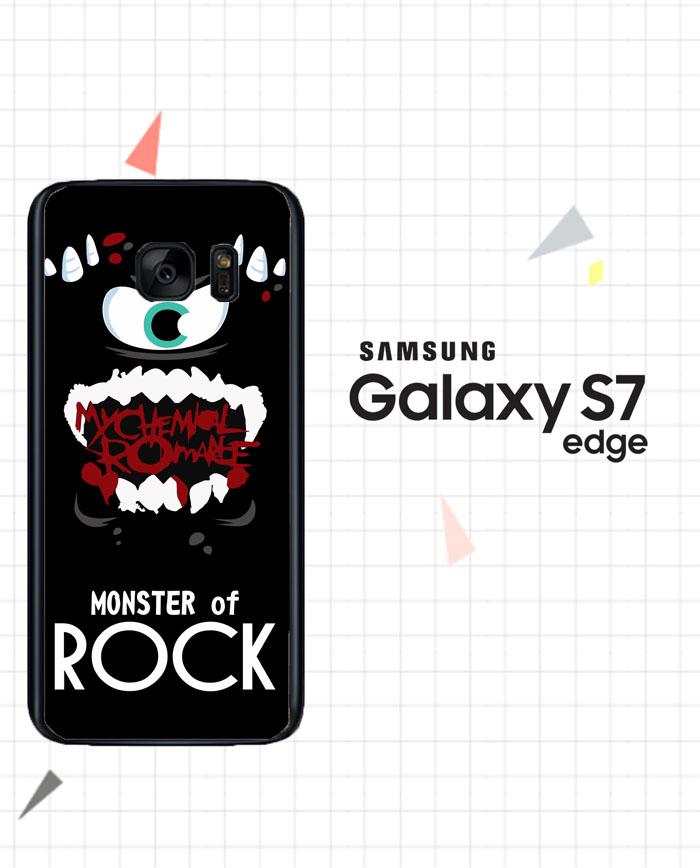 MY CHEMICAL ROMANCE MONSTERS BLACK J0021 Casing Custom Case Cover Hardcase SAMSUNG GALAXY S7 EDGE Case Cover