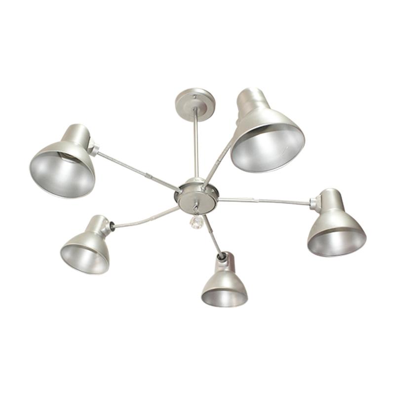 EELIC LHG-45 Lampu Hias Gantung Lima Kap Cantik Dengan Selang Flexible Yang Bisa Diubah Arahnya
