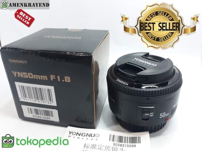 Lensa Fix YONGNUO EF YN 50mm 1.8 For CANON
