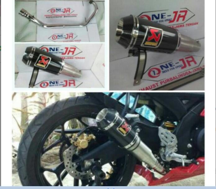 knalpot racing AKRAPOVIC GP M1 FOR YMH R15