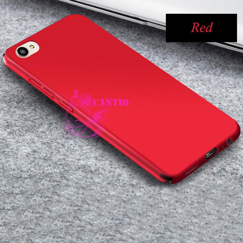 QCF Case Vivo Y53 2017 Hard Slim Red Mate Anti Fingerprint Hybrid Case Baby Skin Vivo Y53 2017 / Baby Hardcase Vivo Y53 2017 / Baby Skin Vivo Y53 2017 / Casing Vivo Y53 2017 / Case Vivo Y53 2017 - Merah / Red
