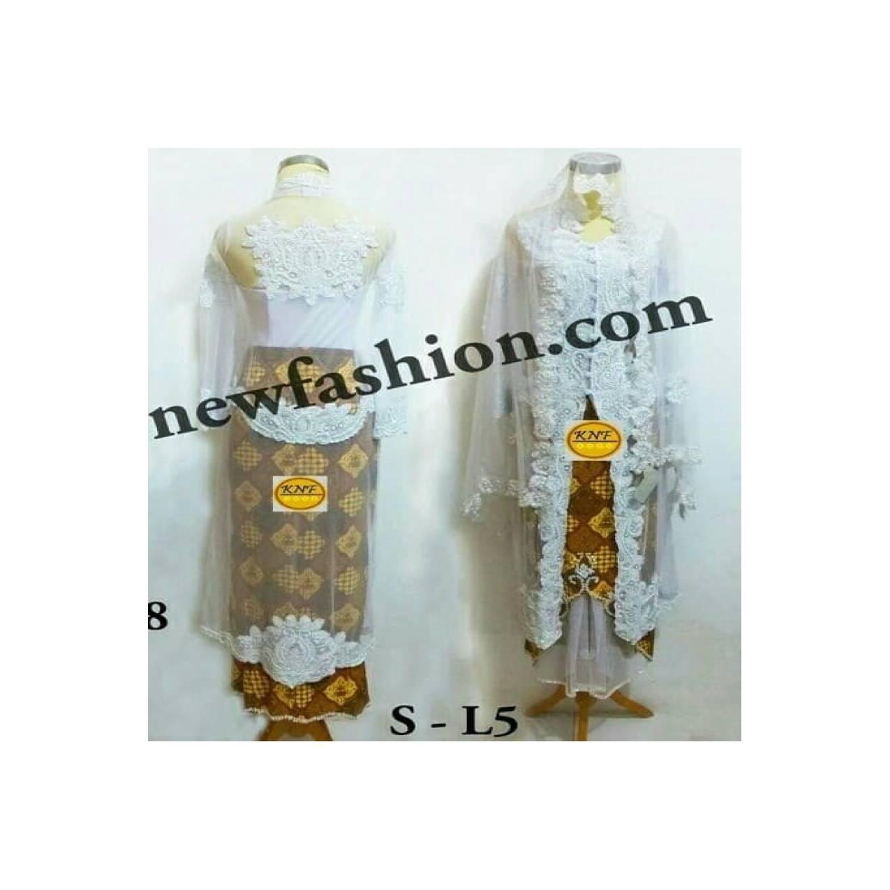 Set Kebaya Abaya Akad Nikah Muslim RVy Collection