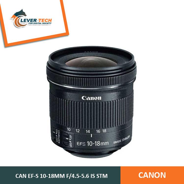 Canon Lensa EF-S 10-18mm f/4.5-5.6 IS STM - Hitam