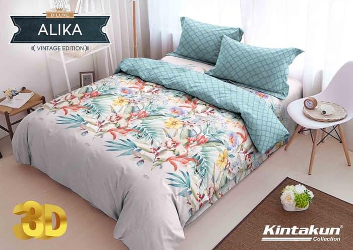 Exclusive Bedcover D'luxe Kintakun ukuran 160 x 200 - Alika