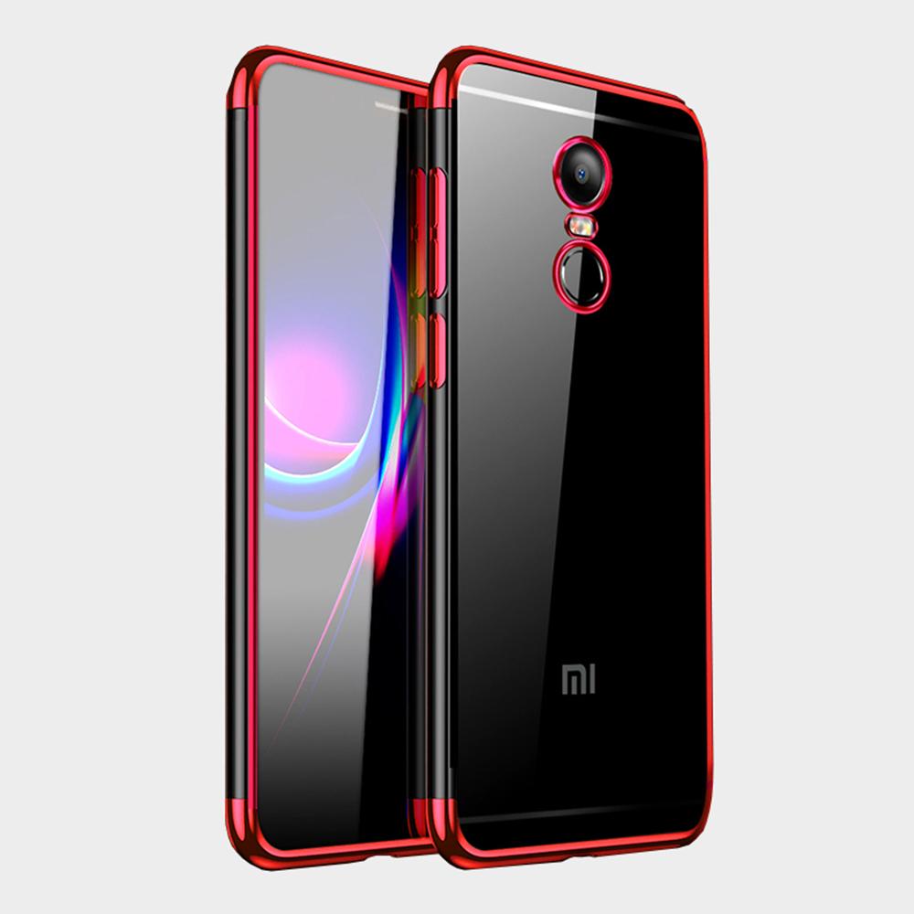 Redmi Note 4X Kasus, RUILEAN Ultraslim Lembut TPU Transparan Pelapisan Sisi Case Sarung for Xiaomi Redmi Note 4X Snapdragon (Seperti Yang Ditunjukkan)