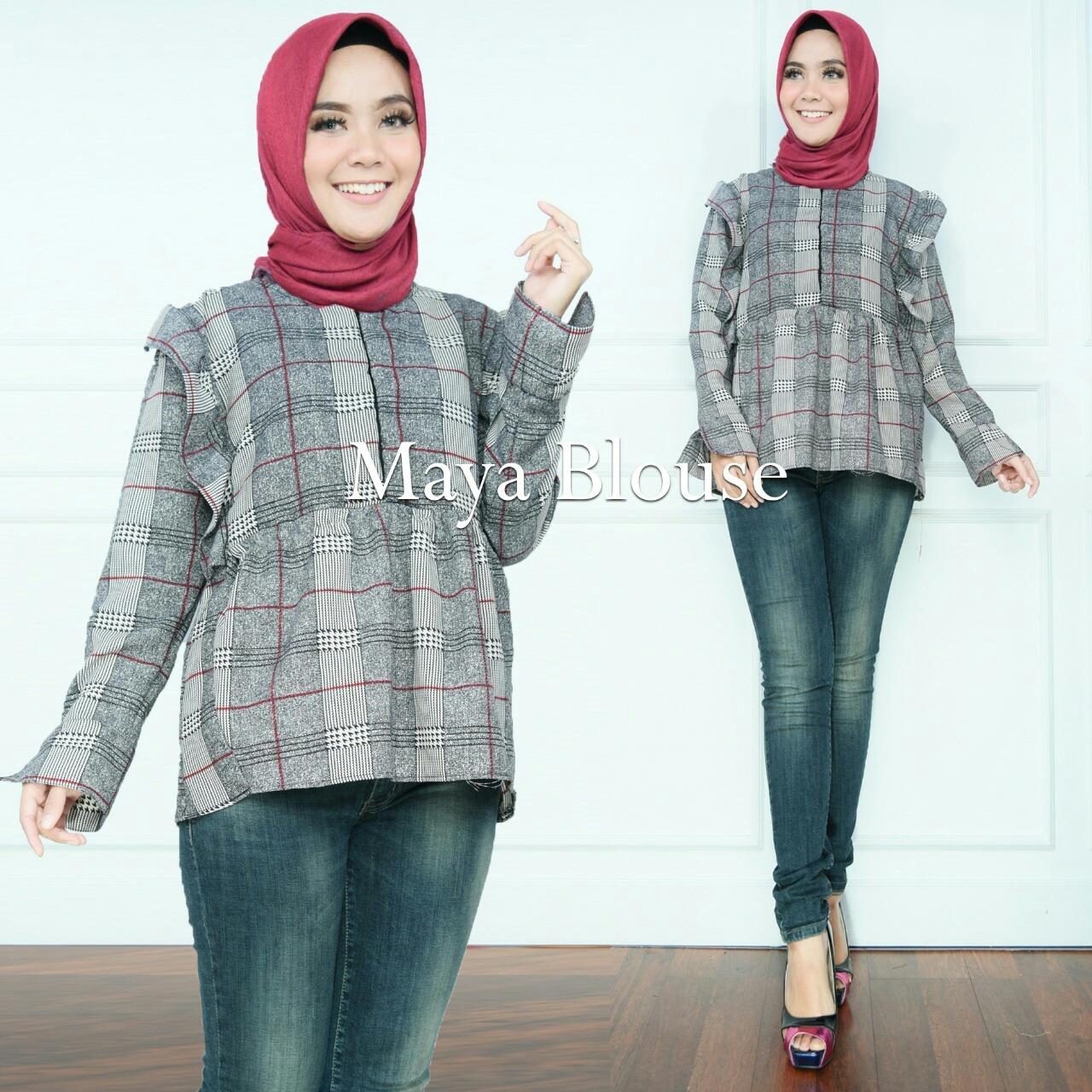 Fashion Story - Blouse Cantik Murah / Blouse Baju Muslim / Atasan Muslim High Quality / Baju Real Pic