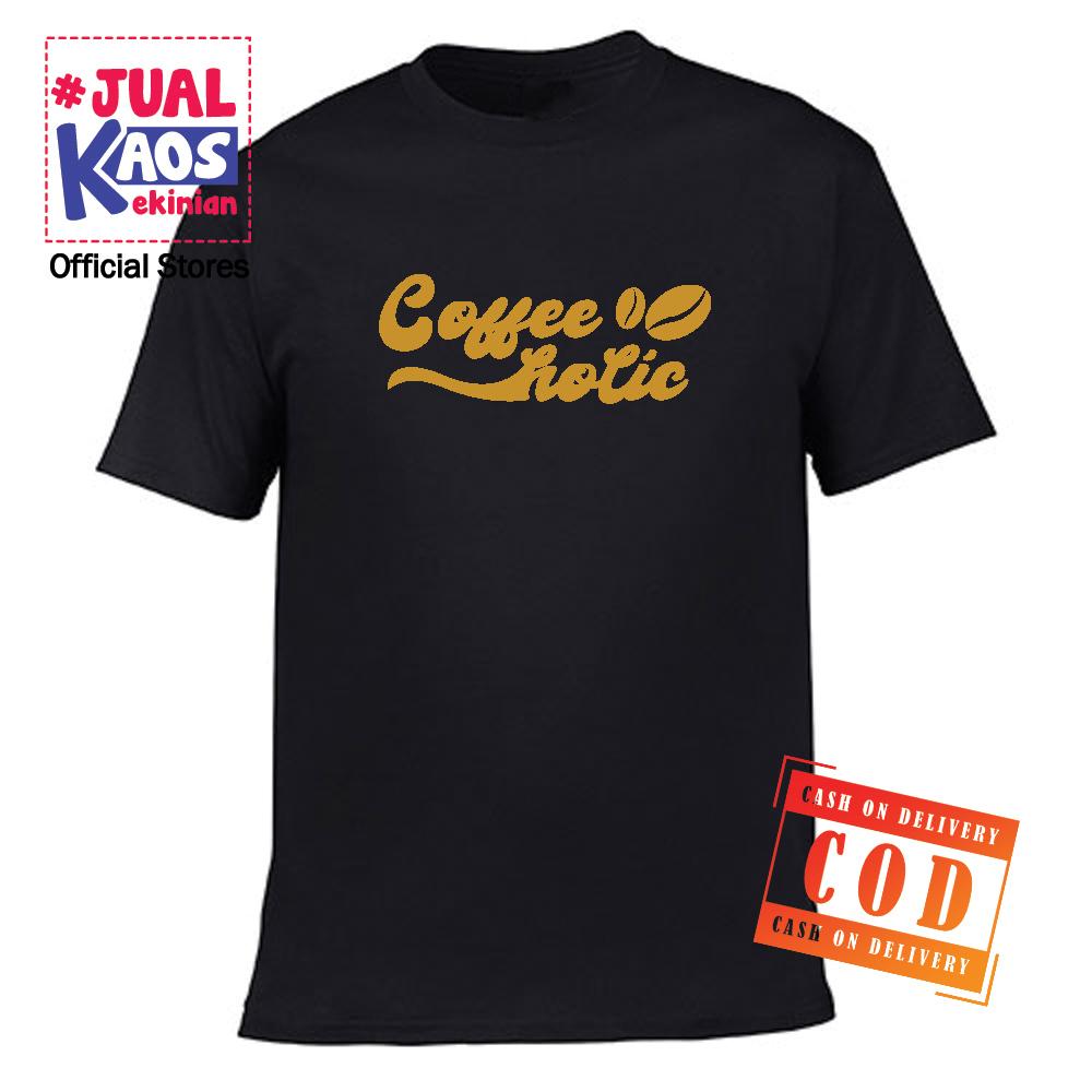 Kaos JP Jual kaos / Terlaris / Premium / tshirt / katun import / kaos / pria / wanita / surabaya / distro / Drink / Coffee holic