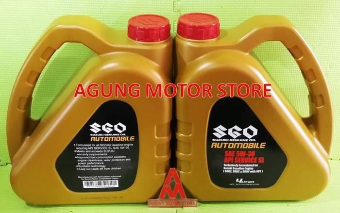 Oli Mesin Mobil SGO / Suzuki Genuine Oil AUTOMOBILE 5W30 galon (4 L )