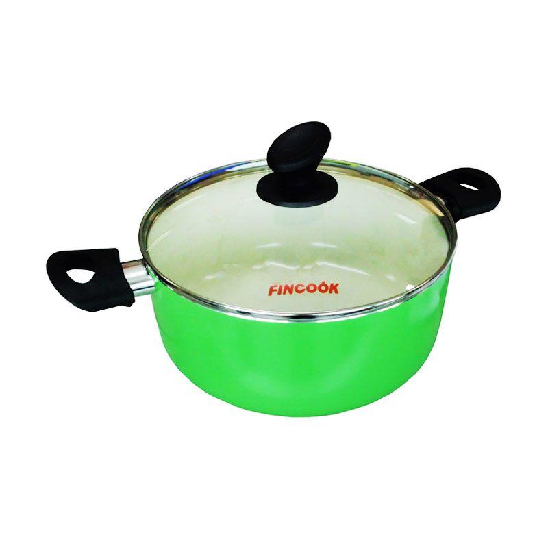 Fincook Ceramic Ceratinum Dutch Oven CDO2003 Green Panci