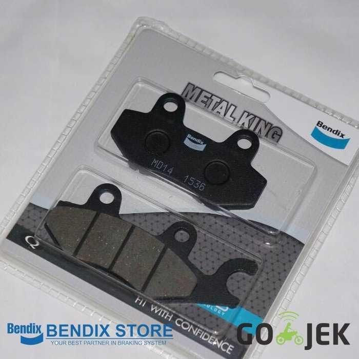 Kampas Rem Kawasaki Ninja 150/250/z250 Bendix Metal King