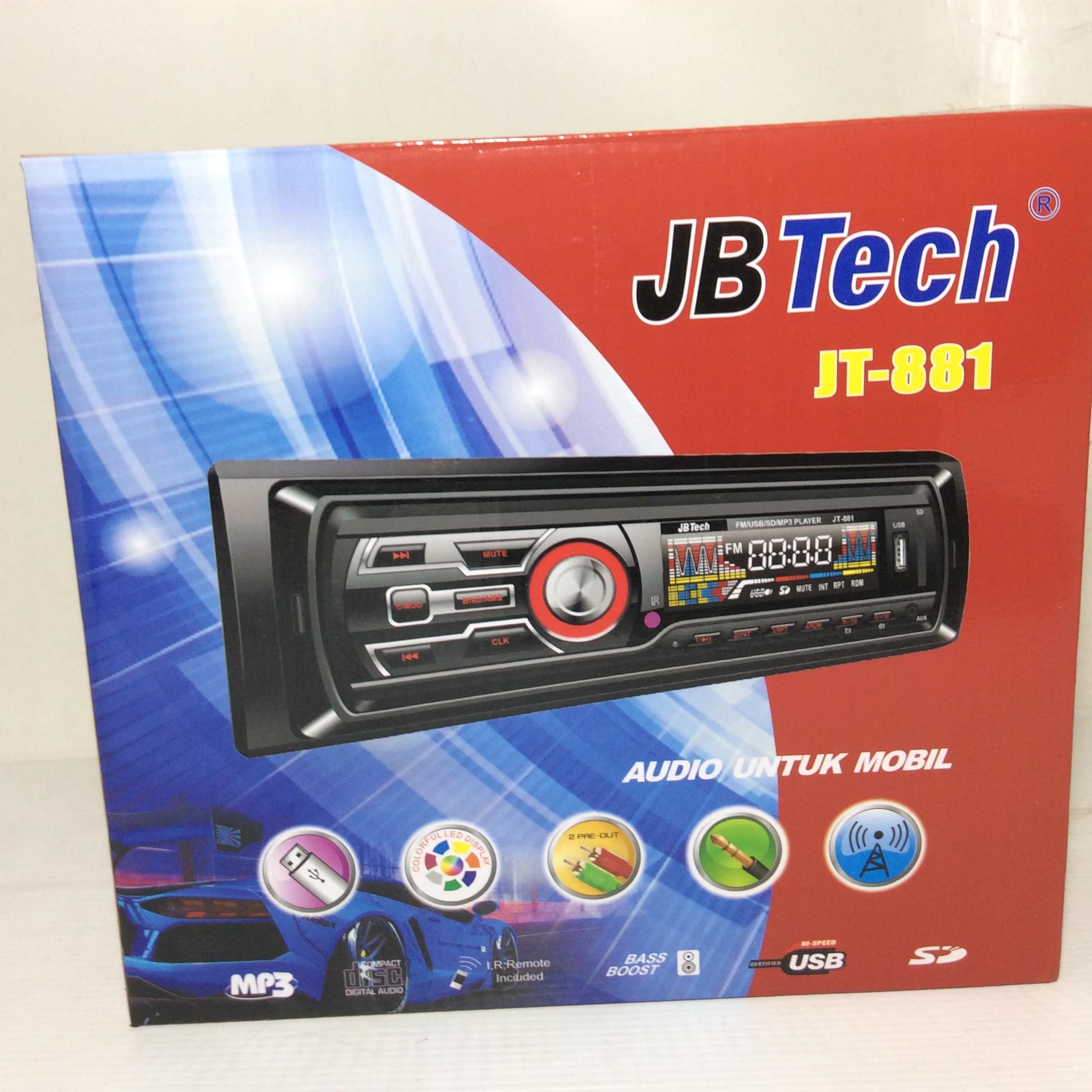 JB Tech JT881 Tape Mp3 usb/MMc Radio Car mobil