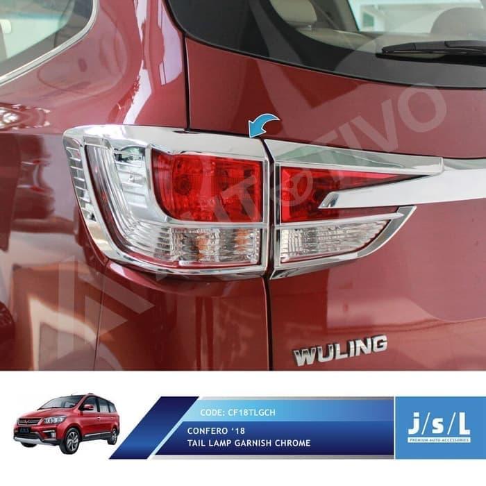 JSL Garnis Garnish Belakang Chrome Crom Wuling Confero S