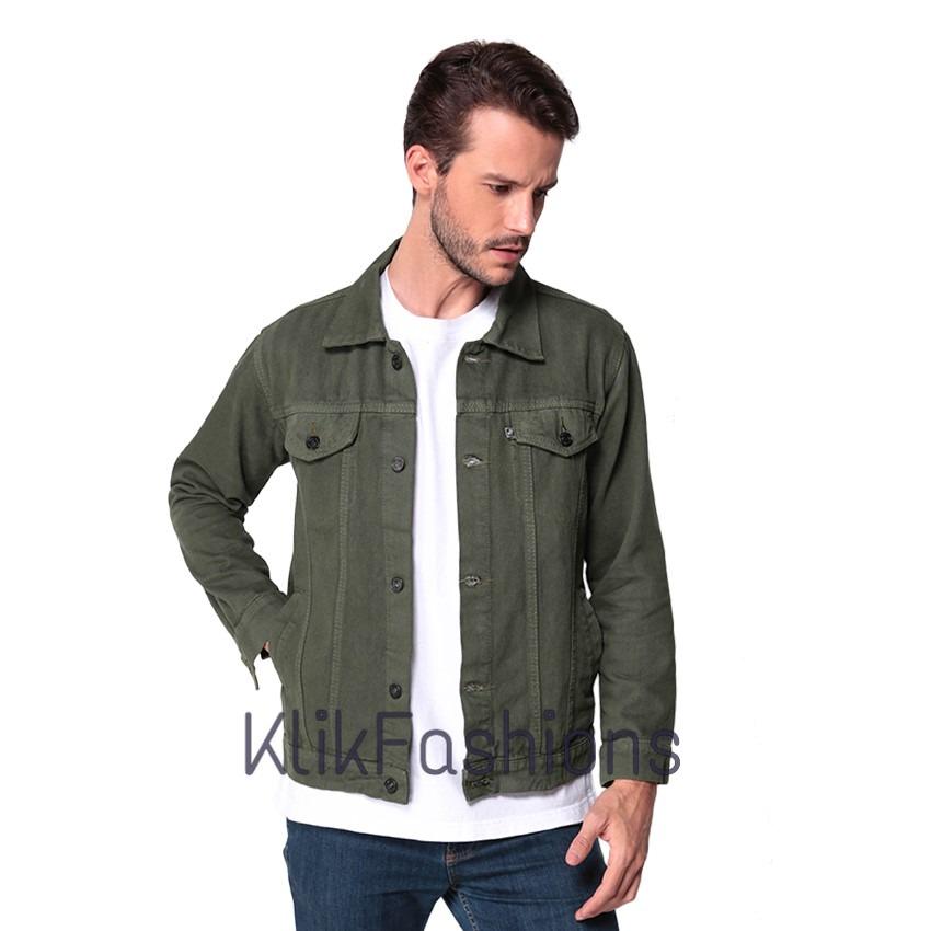JAKET JEANS DENIM PRIA REGULAR PREMIUM
