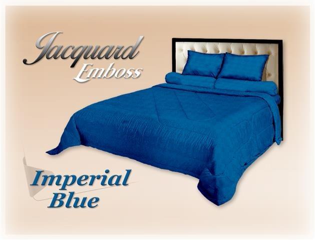 Sprei Fata Jacquard Polos Embos T.20-Imperial Blue -120x200
