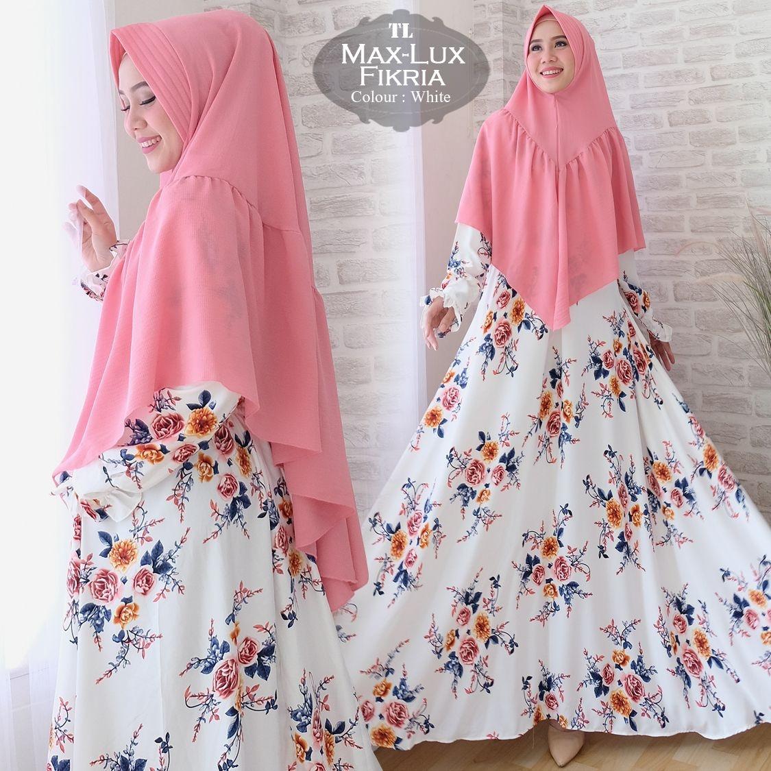 GAMIS SYARI MAXMARA PREMIUM/GAMIS CADAR/GAMIS TREND MASA KINI/GAMIS BAGUS MURAH/GAMIS MOTIF MODEL KEKINIAN LD 110 CM PJ 140 CM