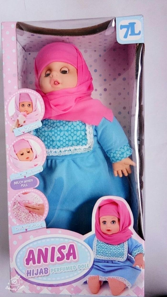 BONEKA ANISA HIJAB JILBAB BONEKA BAYI BONEKA SINGER NYANYI CERITA