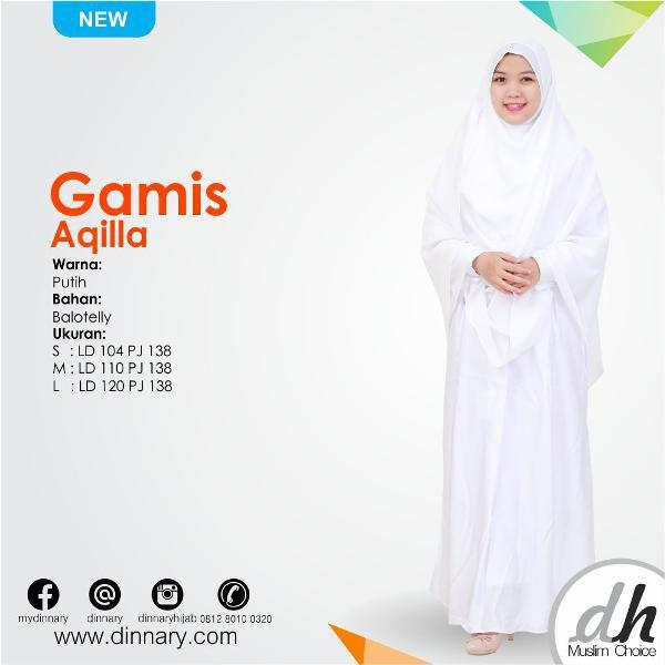 Promo Hari Ini Gamis Putih Syar'i Untuk Lebaran