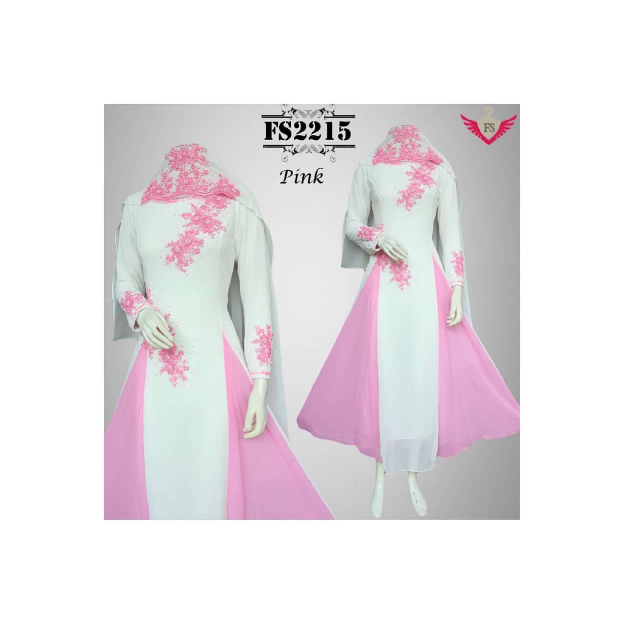 Gamis terbaru Baju Pesta Renda Payet FS2215 modern