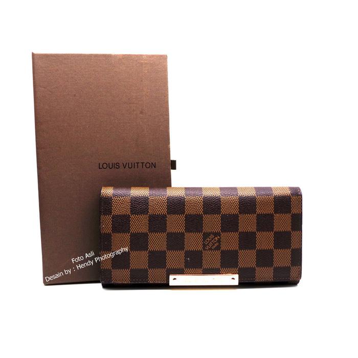 DOMPET PANJANG KULIT ASLI IMPORT MURAH | LOUIS VUITTON DAMIER AAA5101 - sVEIeJ