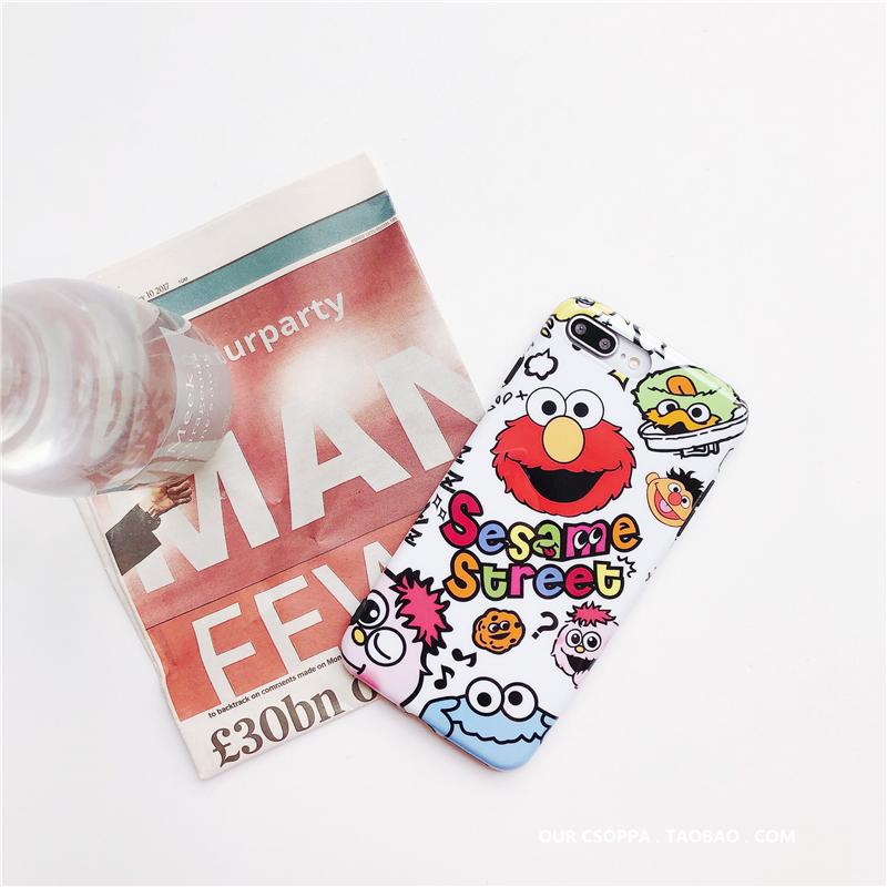 Casing HP Kartun Jepang dan Korea Selatan Model Apple ID Casing Lunak Iphone7Plus Anti Jatuh