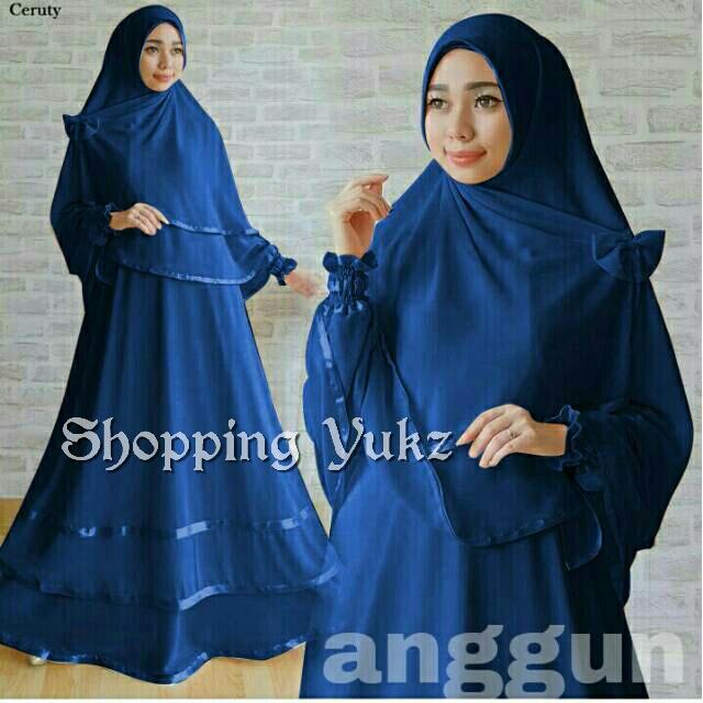 Shopping Yukz Baju Gamis Muslim Syari FITRI ( Dapat Jilbab ) / Dress Muslim / Hijab Syari / Syari'i Muslim / Fashion Muslim / Baju Muslimah / Gaun Muslim / Gamis Wanita / Hijab Muslim/ Gamis Murah / Maxi Dress Muslim / Gaun Maxi Muslim