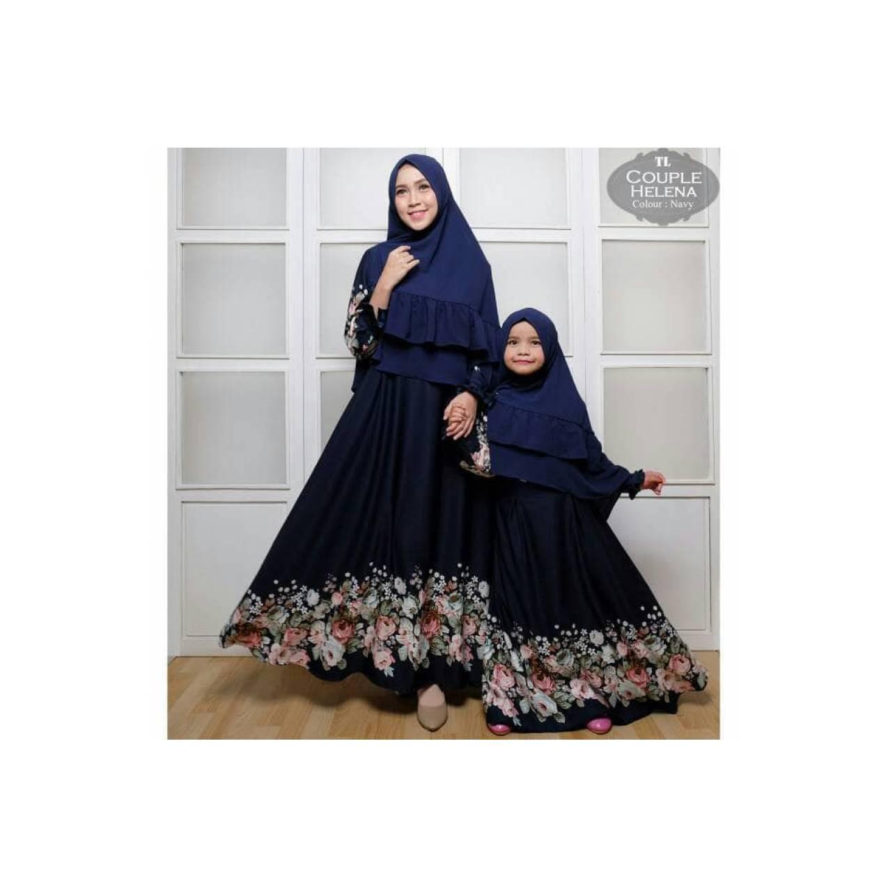 baju gamis couple helena
