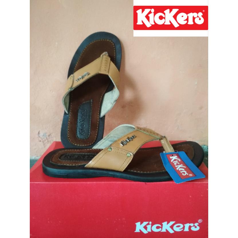 Kickers Sandal Kulit Pria - Sandal Kickers Pria - Sandal Pria Dewasa - Sandal Kulit - Sandal Pria - Sandal Kickers Sandal Kulit Untuk Pria
