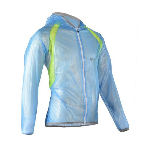 ROCKBROS MTB Jersey Sepeda Jaket Multifungsi Hujan Tahan Air Tahan Angin TPU Jas Hujan Sepeda Peralatan Sepeda Pakaian 3 Warna