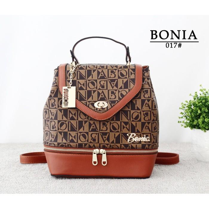 Promo Terbaru! Tas Bonia Ransel Selempang Jinjing Backpack Import BN017 Low Price!