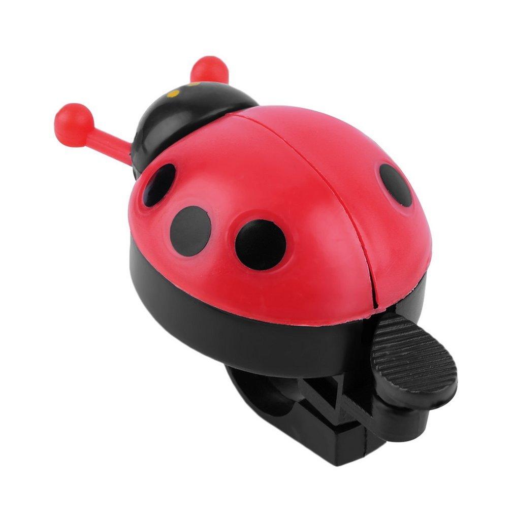 XIN Lovely Kid Beetle Ladybug Ring Bell For Cycling Bicycle Bike Ride Horn Alarm