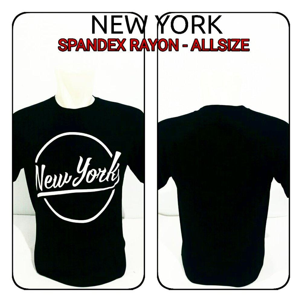 Kaos distro New York di lapak Zuperone mart superone