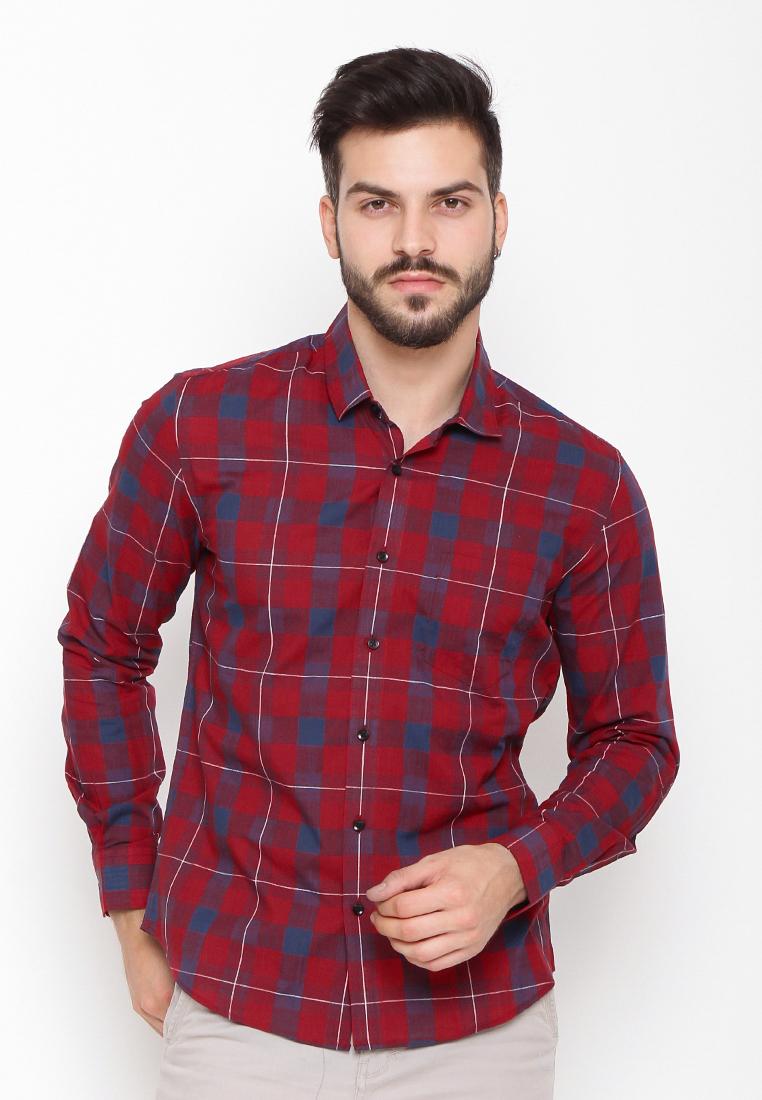 OSELLA SHIRT LONG BT 8339 Red