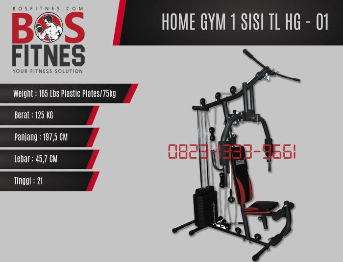 Harga Diskon!! Home Gym 1 Sisi Tl-Hg 001 Beban 75Kg Bisa Cod Serang,Cilegon,Karawang - ready stock