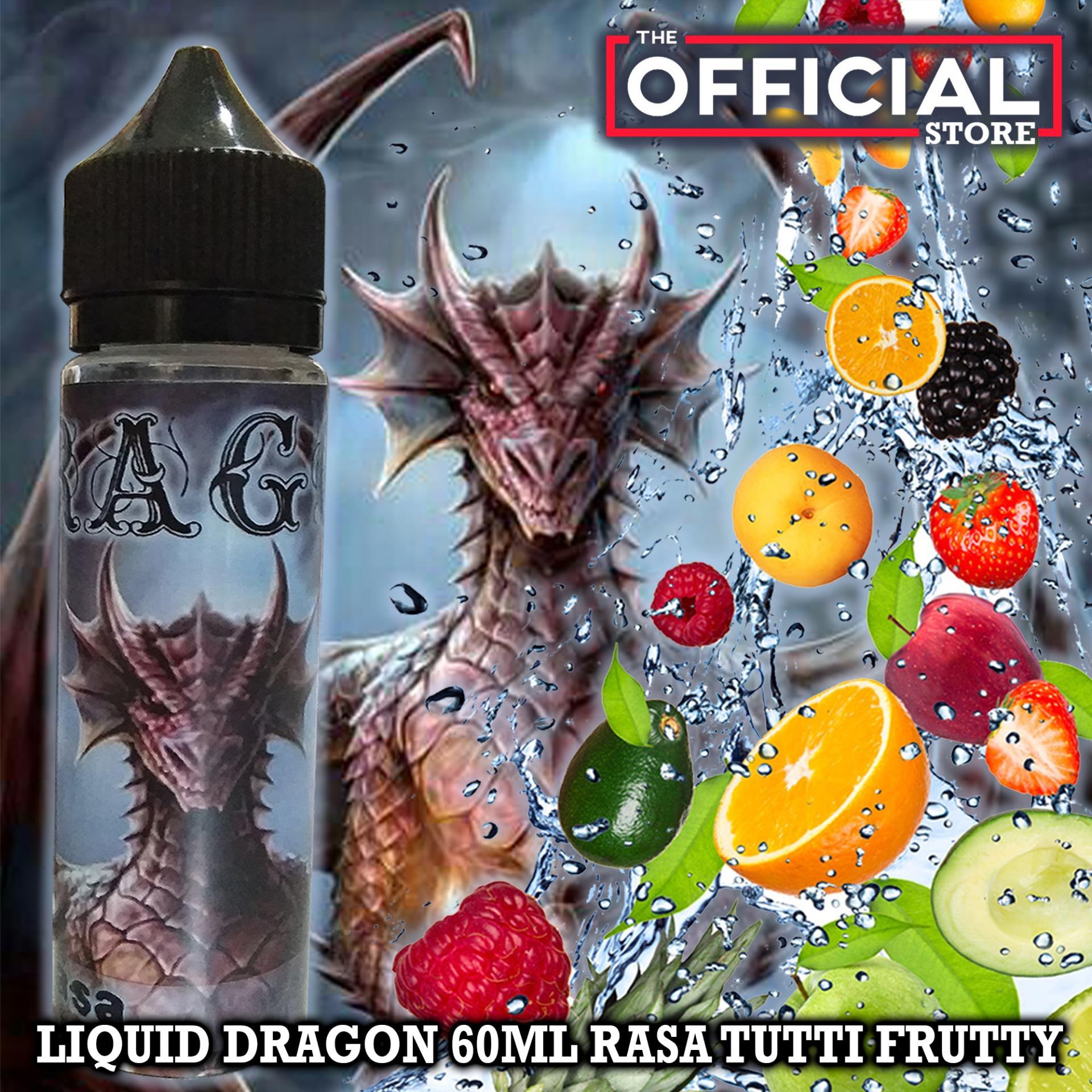 Liquid Dragon 60ml Vape & Rokok Elektrik Rasa Campuran Buah