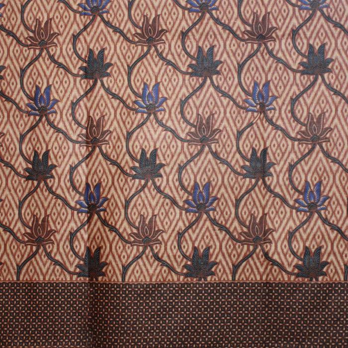 TERLARIS Kain Batik 2 meteran, Kain Embos, Bahan Batik untuk Kemeja,KBKE001-12E PROMO