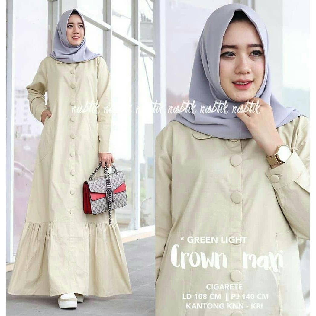 CROWN MAXI / Baju muslim/dress.