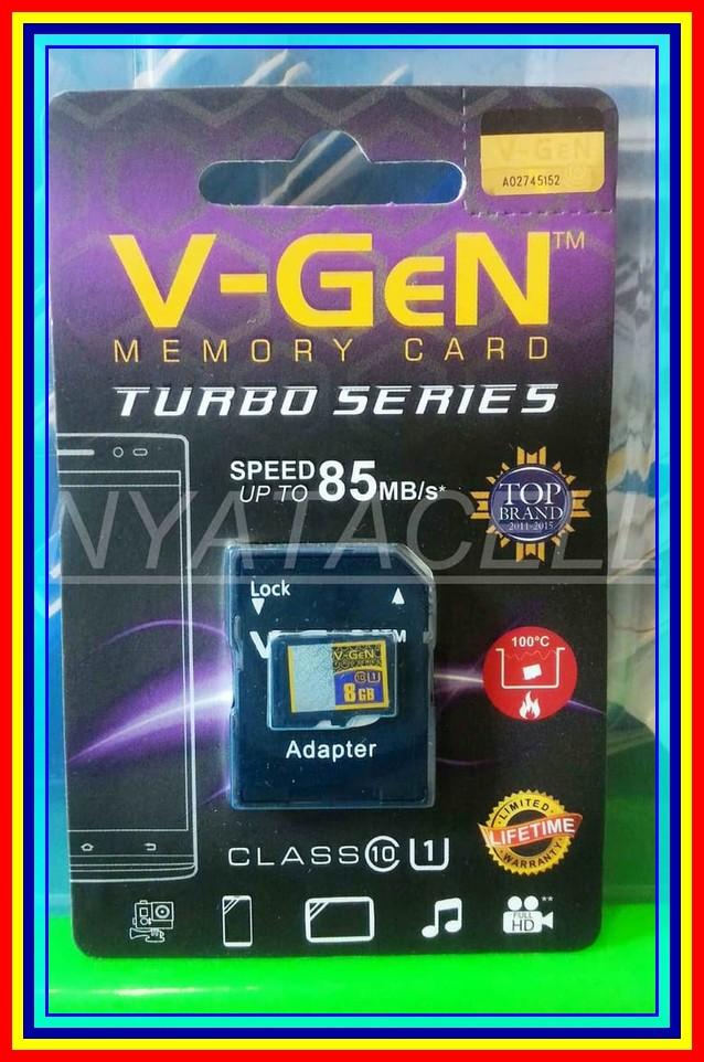 Grosir Memory Vgen 8Gb Class 10 Micro Sd Hc Card Memori Kelas 10 8 Gb 10 Pcs
