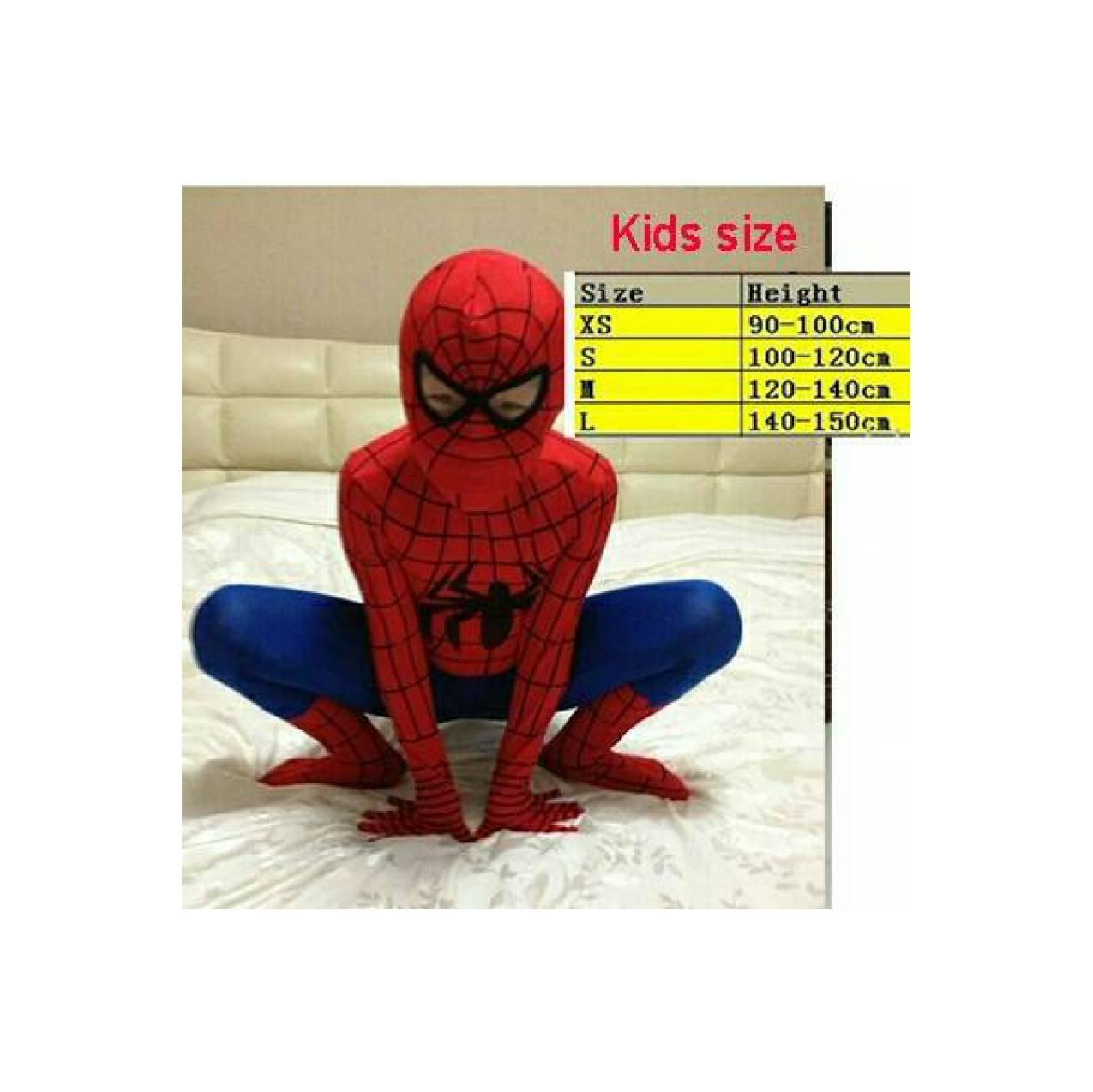 Baju kostum superhero Spiderman anak