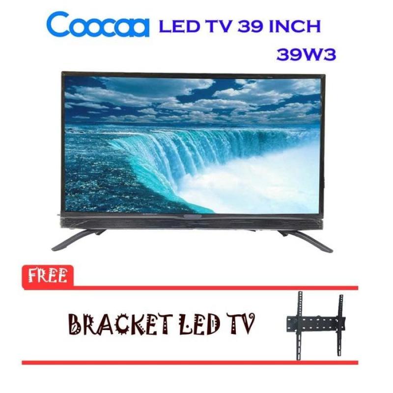 COOCAA 39W3 LED TV Layar 39 inch USB Movie Plus Bracket Tv