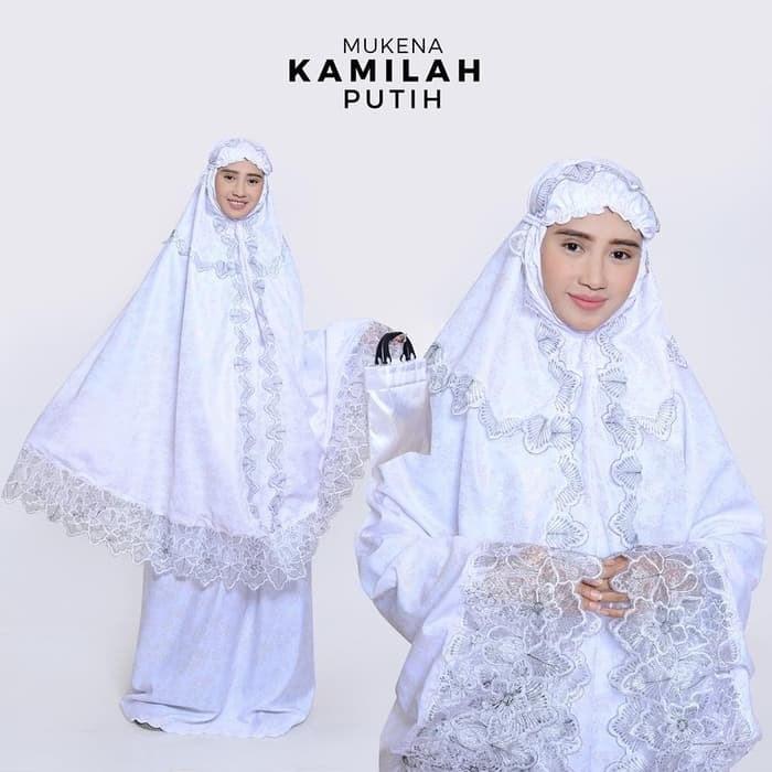 Pusat Mukena Indonesia Tasikmalaya Mukena mewah / Mukena dewasa / Mukena bali / Mukenah / Mukena katun jepang / Mukenah Wanita / Mukena Putih / Mukenah Murah / Mukenah Jumbo / Mukenah Remaja / Mukenah Dewasa Semi Sutra Kamilah Putih