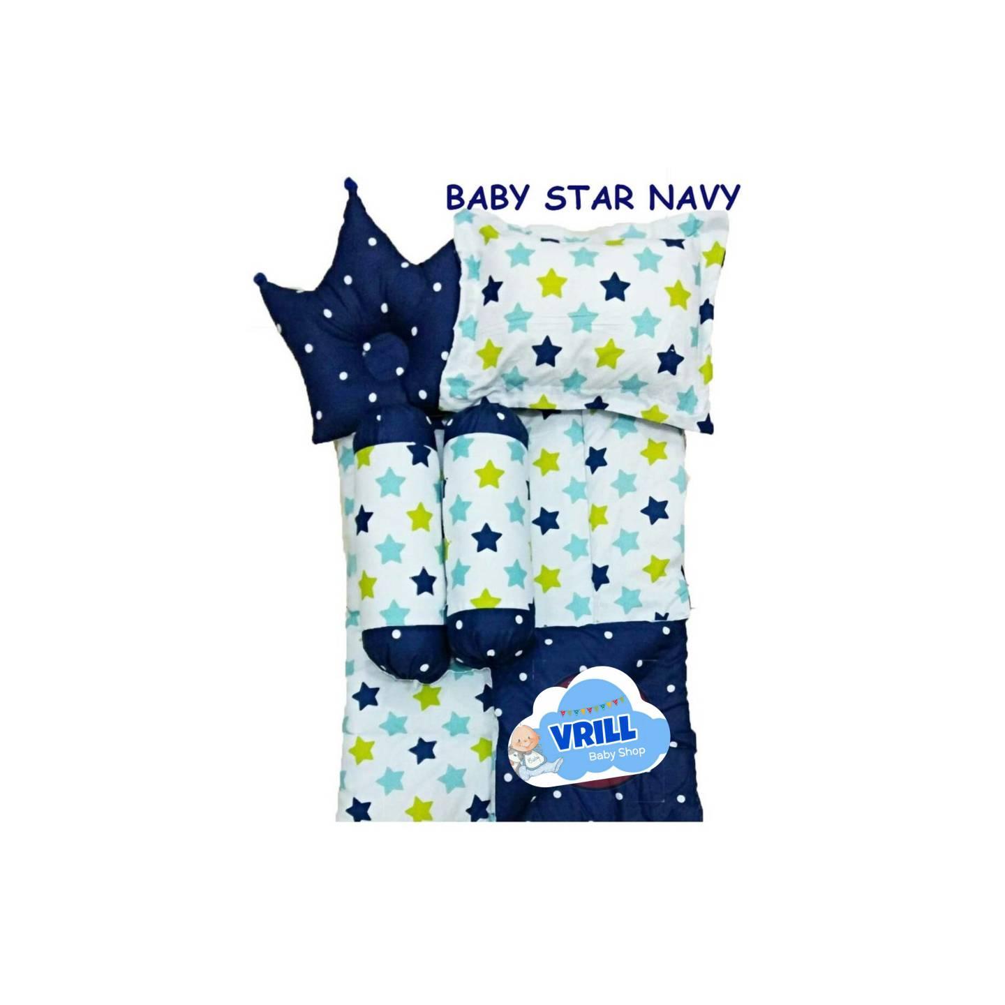 Bedcover Set bayi | baby bedding set | selimut bantal baby star