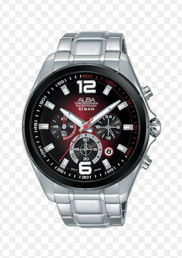 Alba AT3B49X1 Chronograph Men Dual Color Dial Stainless Steel Strap
