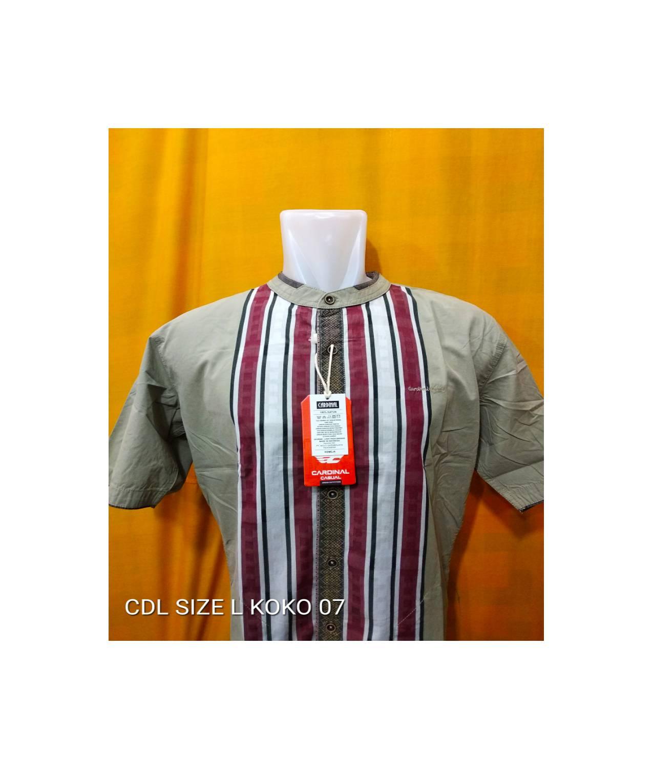 Baju Kemeja KoKo Cardinal Casual ORiginal Size L.
