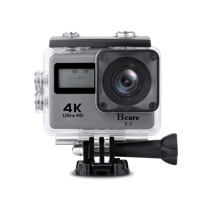 SALE - Bcare BCam X-3 Action Camera WiFi 16 MP SonySensor 4K DUALSCREEN Grey Original